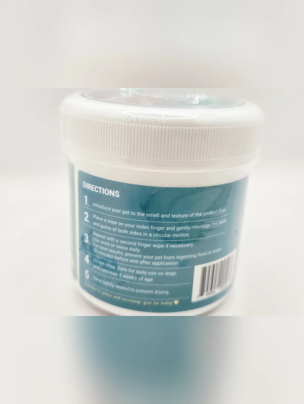 SmileDenX Pet Dental Care Wipes 50 Count Dog & Cat Teeth Cleaning Fresh Breath